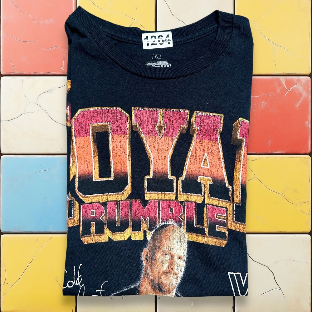 Stone Cold Steve Austin WWE Tee‎ Y2K Men S Black Royal Rumble Winner Wrestling - Picture 2 of 13